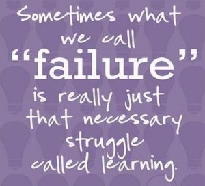 you learn not fail